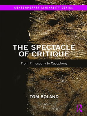 cover image of The Spectacle of Critique